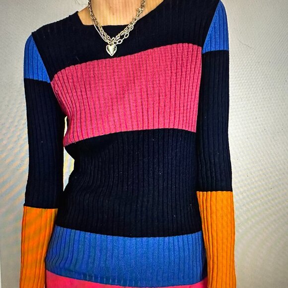 United Colors of Benetton Jersey Cashmere Sweater Size M - Picture 1 of 9